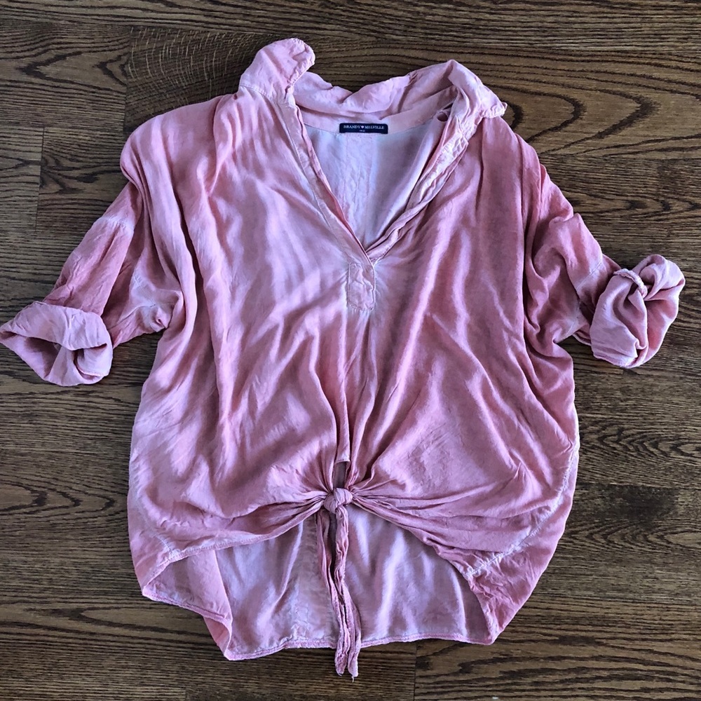 Super cute brandy Melville orange boho top